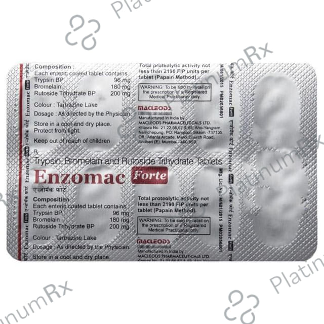 Enzomac Forte 180/200/96mg Tablet 10s