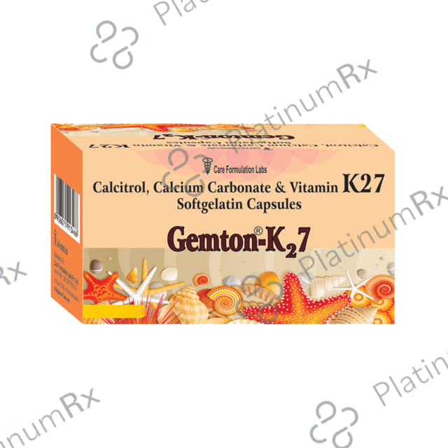 Gemton-K2 7 Soft Gelatin Capsule