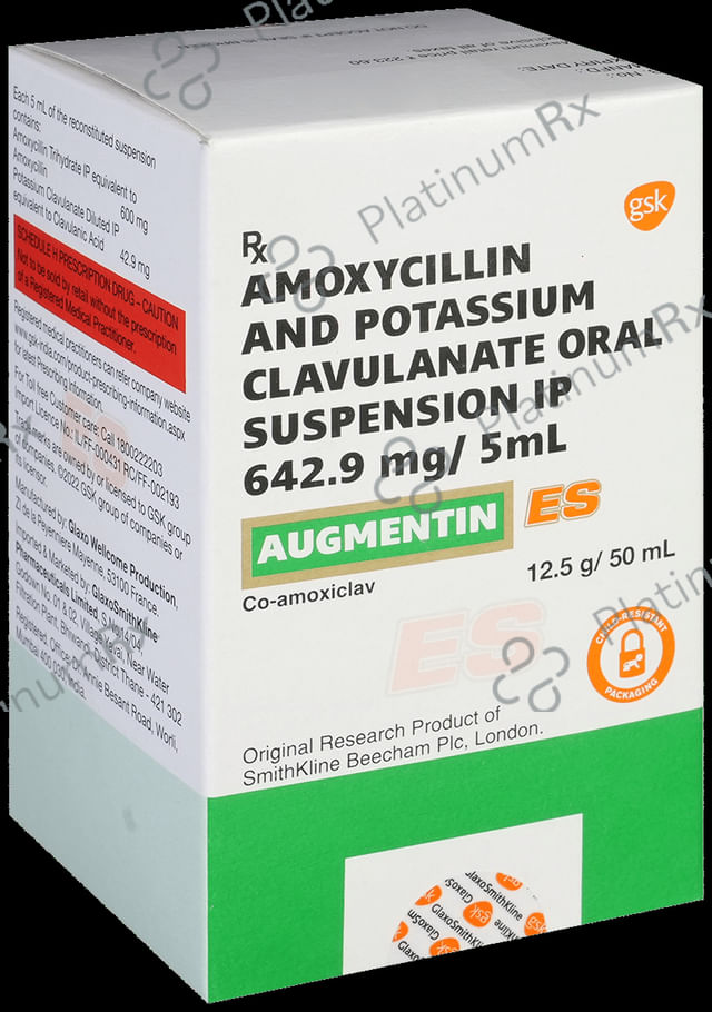 Augmentin ES 600/42.9mg Oral Suspension 50ml