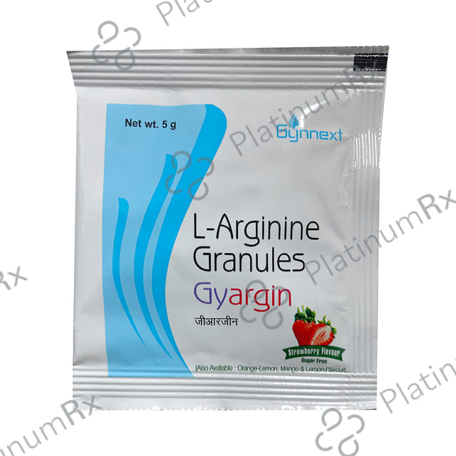 Gyargin Strawberry Flavour Sugar Free Sachet 5gm
