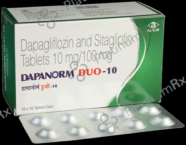 Dapanorm Duo 10/100mg Tablet 10s