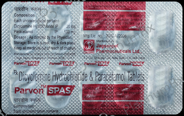 Parvon Spas Tablet