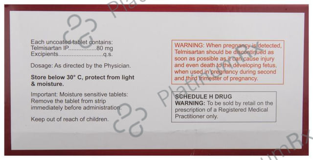 Tsart 80 Tablet 10 Tablet