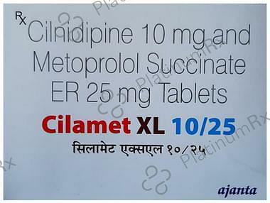 Cilamet XL 10/25mg Tablet ER 20s