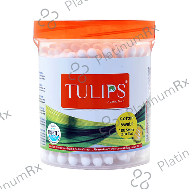 Tulips Cotton swabs 100 Buds