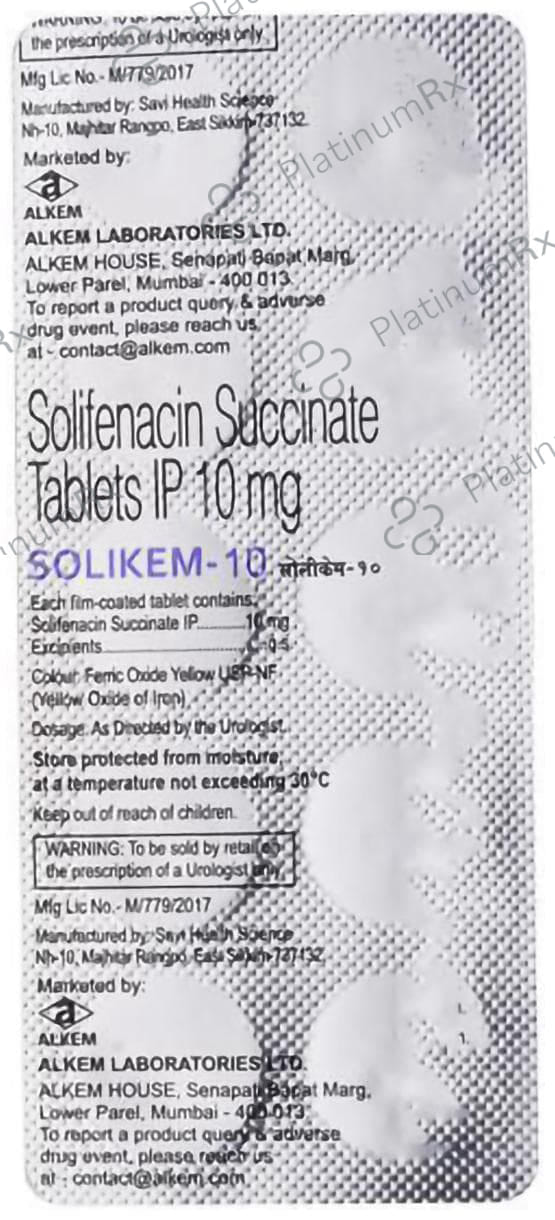 Solikem 10mg Tablet 10s