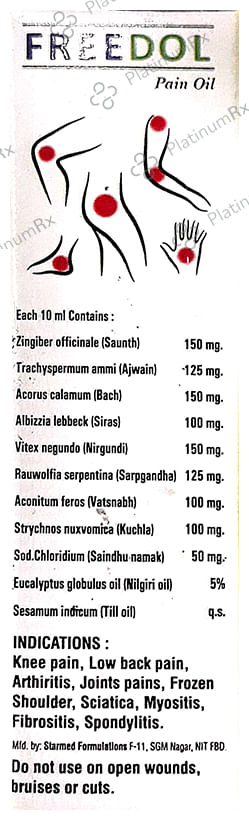 Freedol Pain Reliever Oil