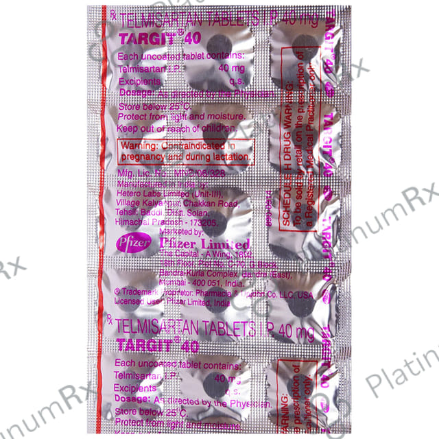 Targit 40mg Tablet 15s