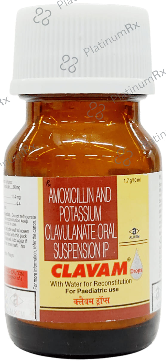 Clavam 80/11.4mg Oral Drops 10ml