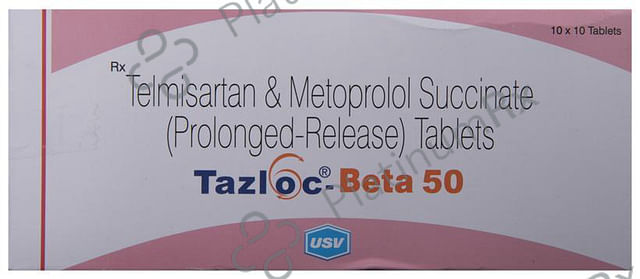 Tazloc Beta 50 50/40mg Tablet PR 10s