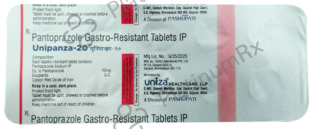 Unipanza 20 Tablet