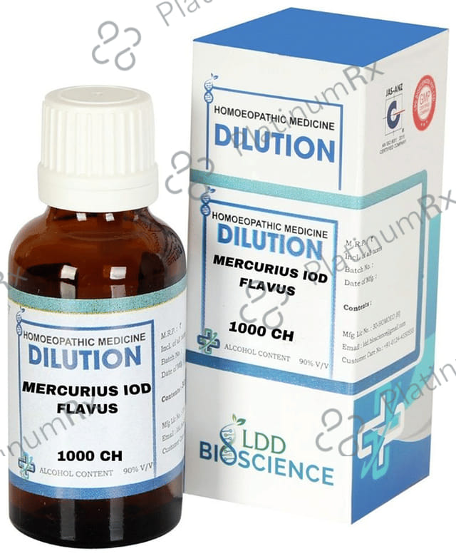 LDD Bioscience Mercurius Iod Flavus Dilution 1000 CH 30 ml