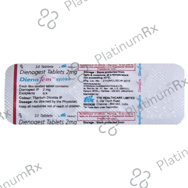 Dienofem 2mg Tablet 10s