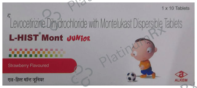 L Hist Mont Junior 2.5/4mg Tablet DT 10s