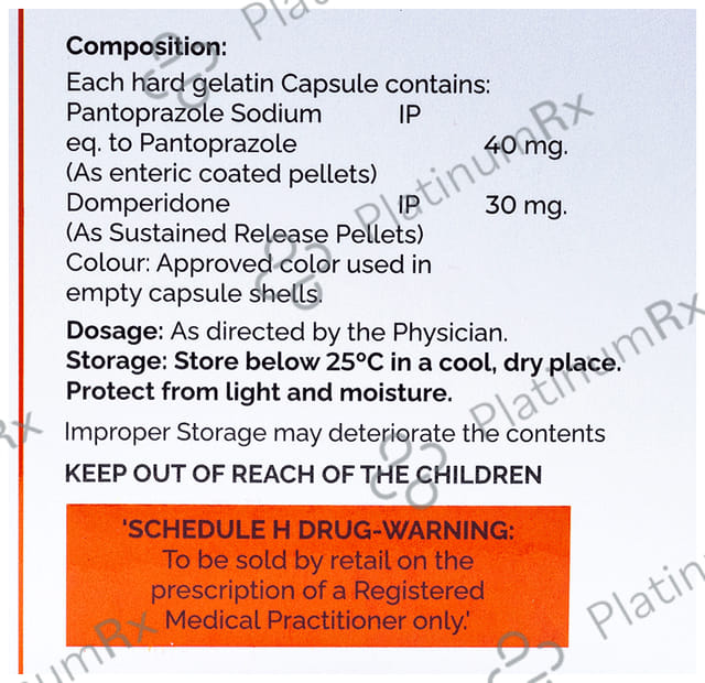 Pantoreg DSR 30/40mg Capsule 10s