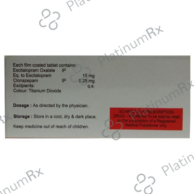 Geopam Lite 0.25/10mg Tablet 10s