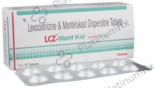 LCZ Mont Kid 2.5/4mg Tablet 10s