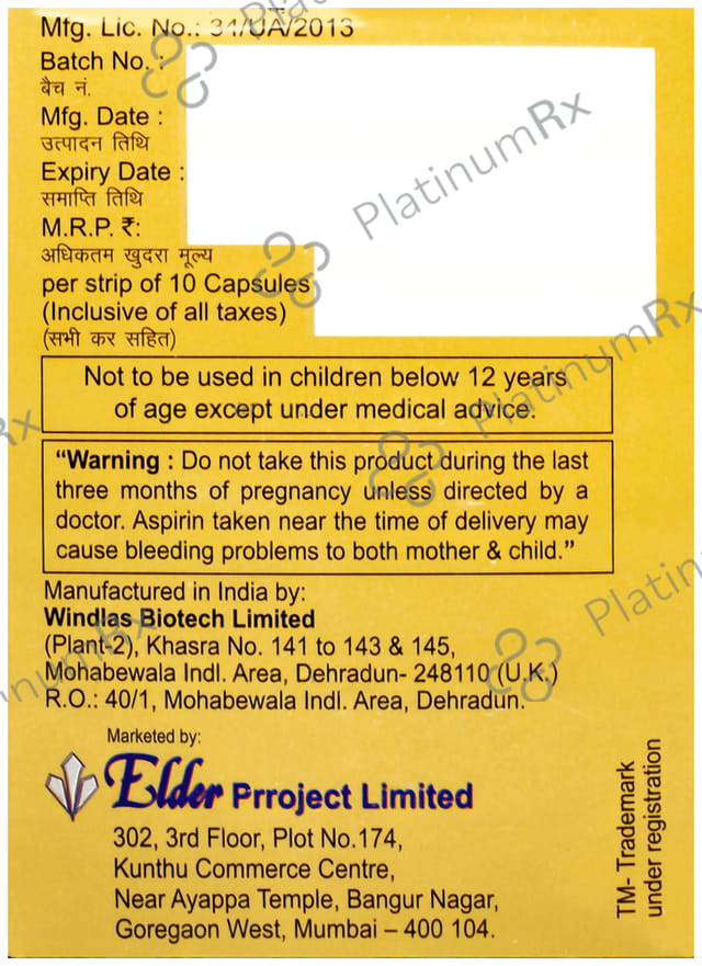Rosuzen Gold 75mg/20mg/75mg Capsule
