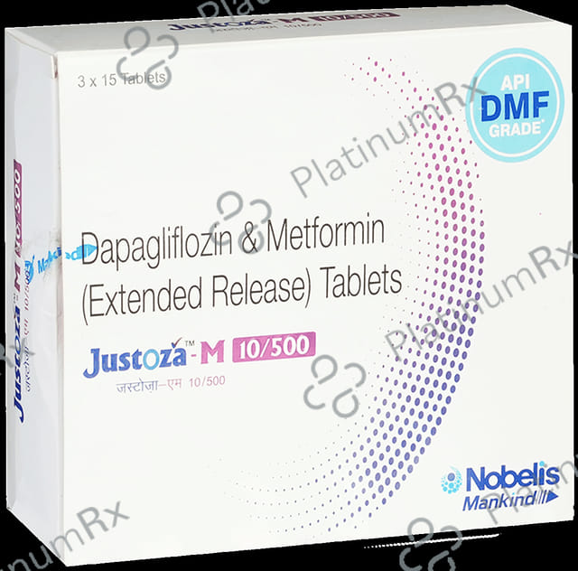 Justoza M 10/500mg Tablet ER 15s