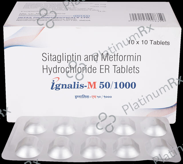 Ignalis M 50/1000mg Tablet ER 10s