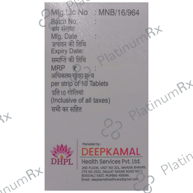 Gliplite M 1mg/500mg Tablet PR