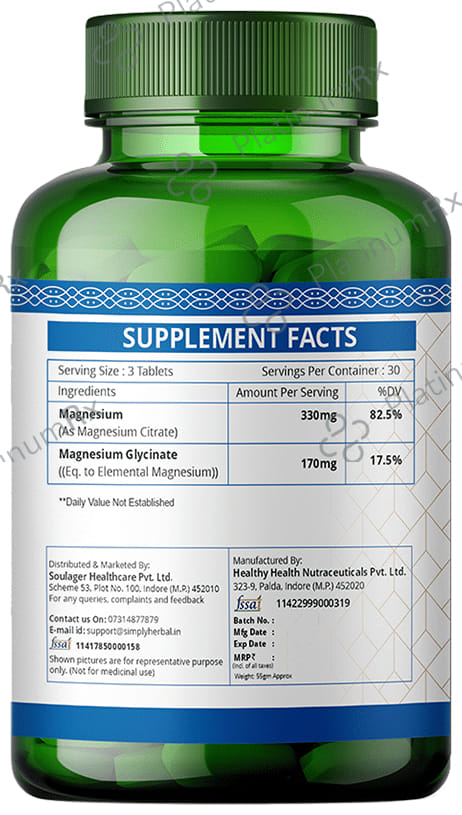 Simply Herbal Magnesium Citrate Tablet