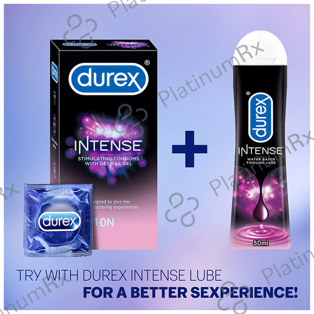 Durex Intense Stimulating Condom with Desirex Gel