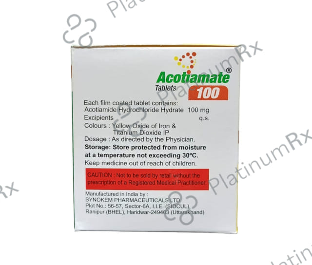 Acotiamate 100mg Tablet 15s