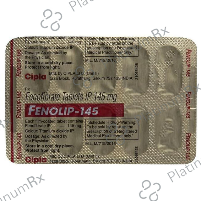 Fenolip 145mg Tablet 10s