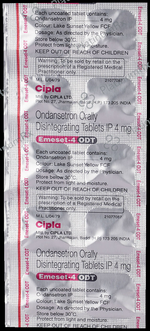 Emeset 4mg ODT Tablet 10s