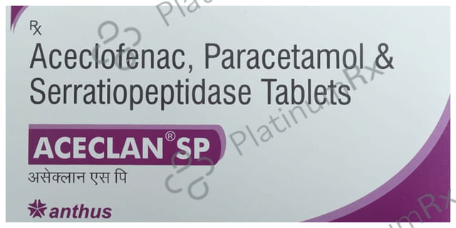 Aceclan SP 100/325/15mg Tablet 10s