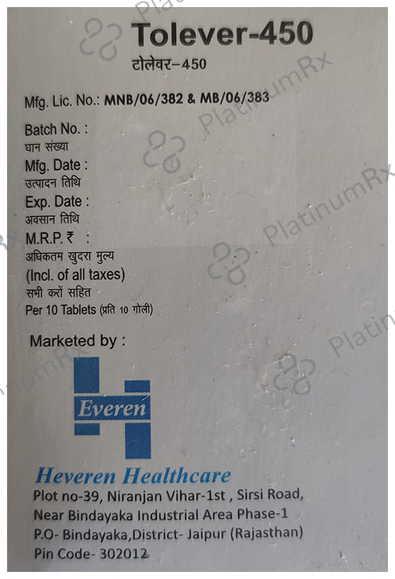 Tolever 450 Tablet SR
