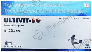 Ultivit 5G Soft Gelatin Capsule