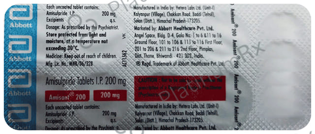 Amisant 200mg Tablet 10s