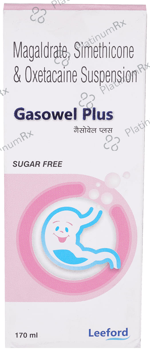 Gasowel Plus 480/20/10mg Syrup 170ml