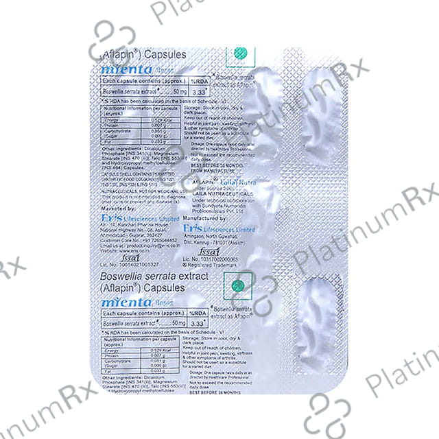 Mienta 50mg Capsule 10s