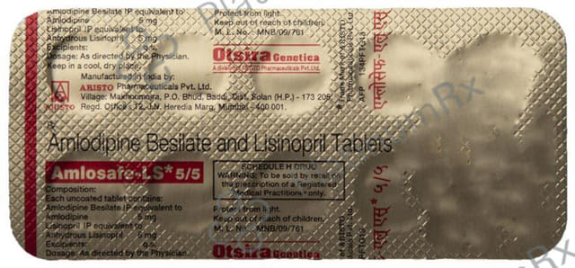 Amlosafe LS 5/5mg Tablet 10s