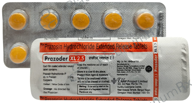 Prazoder 2.5mg Tablet XL 10 Tablet XL