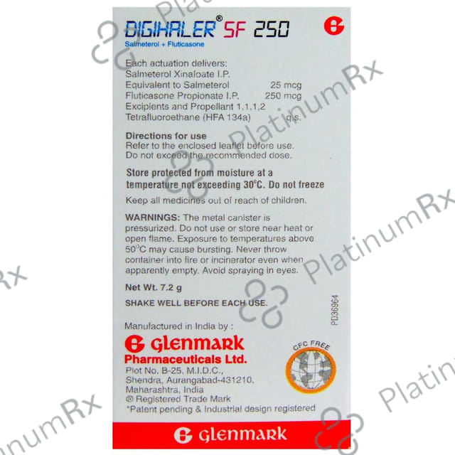 Digihaler SF 25/250mcg Rotacap 30s