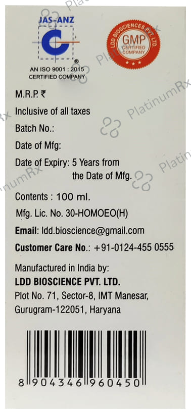 LDD Bioscience Livkare Tonic 100 ml