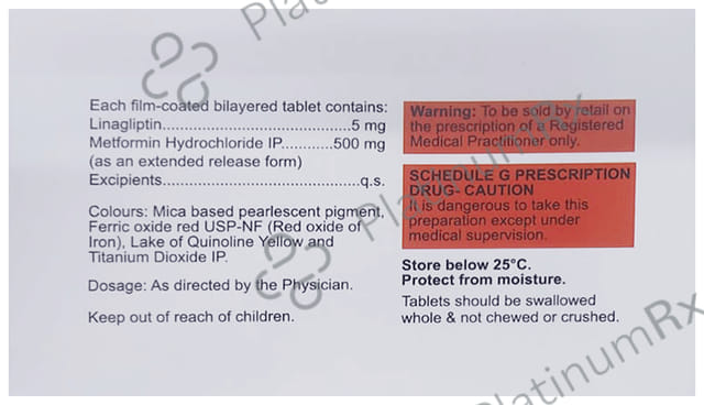 Linapil M XR 500mg Tablet 10s