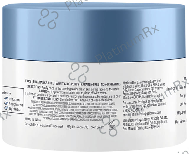 Cetaphil Optimal Hydration Replenishing Night Cream 50gm