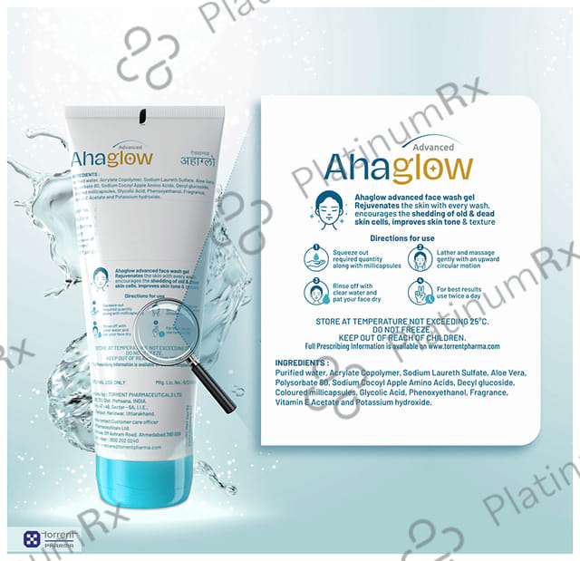 Ahaglow Advanced Skin Rejuvenating Face Wash 100gm
