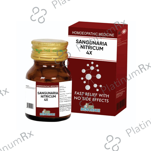 LDD Bioscience Sangunaria Nitricum 4X 25 gm