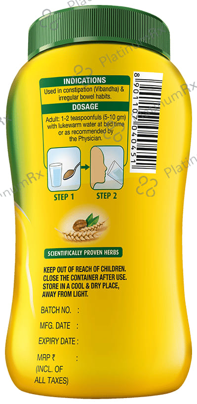 Softovac Bowel Regulator for Effective Relief from Constipation Powder 450gm