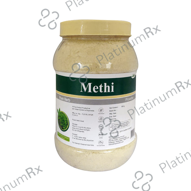 Jain Methi (Trigonella Foenum-Gaecum) Powder 500 gm