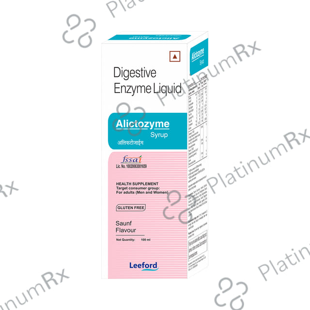 Alictozyme Syrup Saunf
