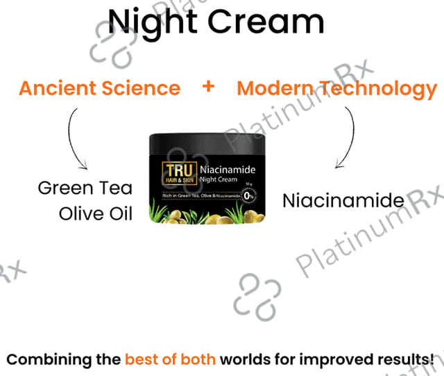 Tru Hair & Skin Night Cream for Acne & Pimples