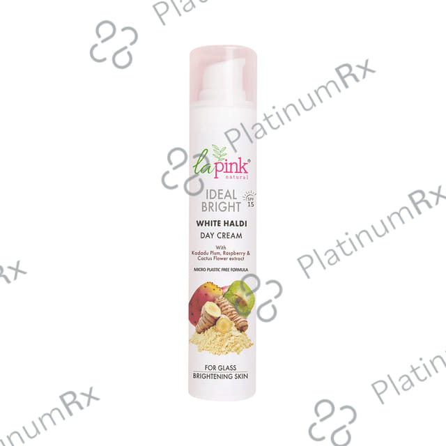 La Pink Ideal Bright White Haldi SPF 15 Day Cream 50gm
