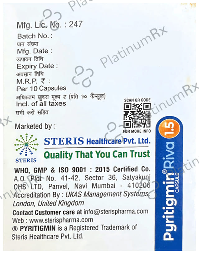 Pyritigmin Riva 1.5mg Capsule 10s